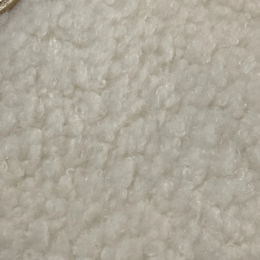 Lilly Pulitzer White Sherpa Jeanie Belt Bag with Gold Accent
